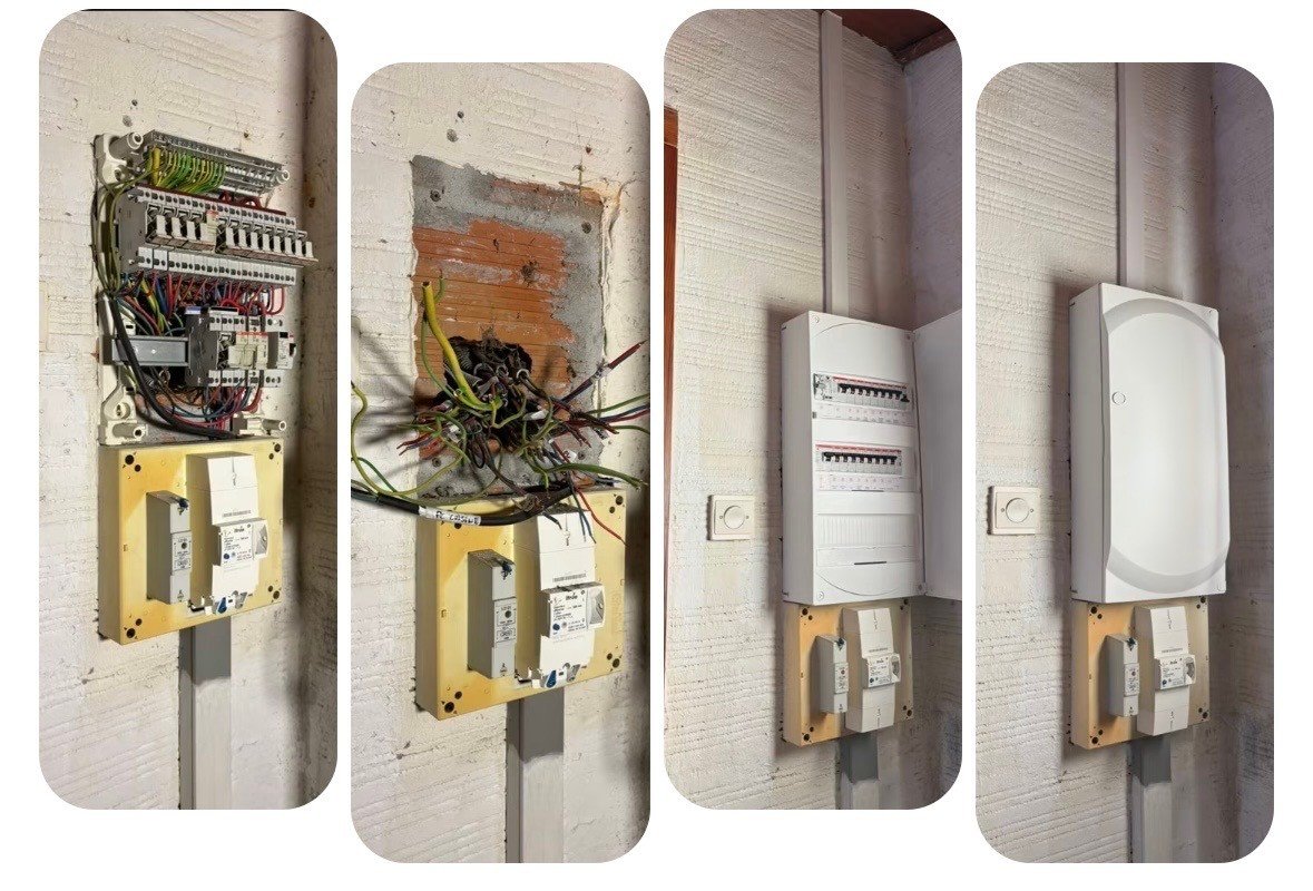 Rénovation et mise en sécurité d'un tableau électrique dans le Médoc - FDG Électricité