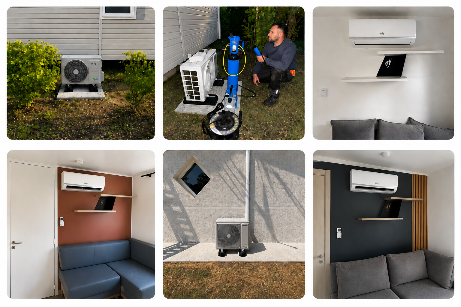 Installation et mise en service de climatisations air-air dans le Médoc - FDG Électricité